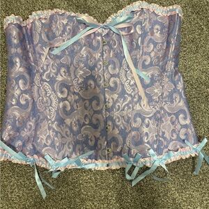 Purple corset